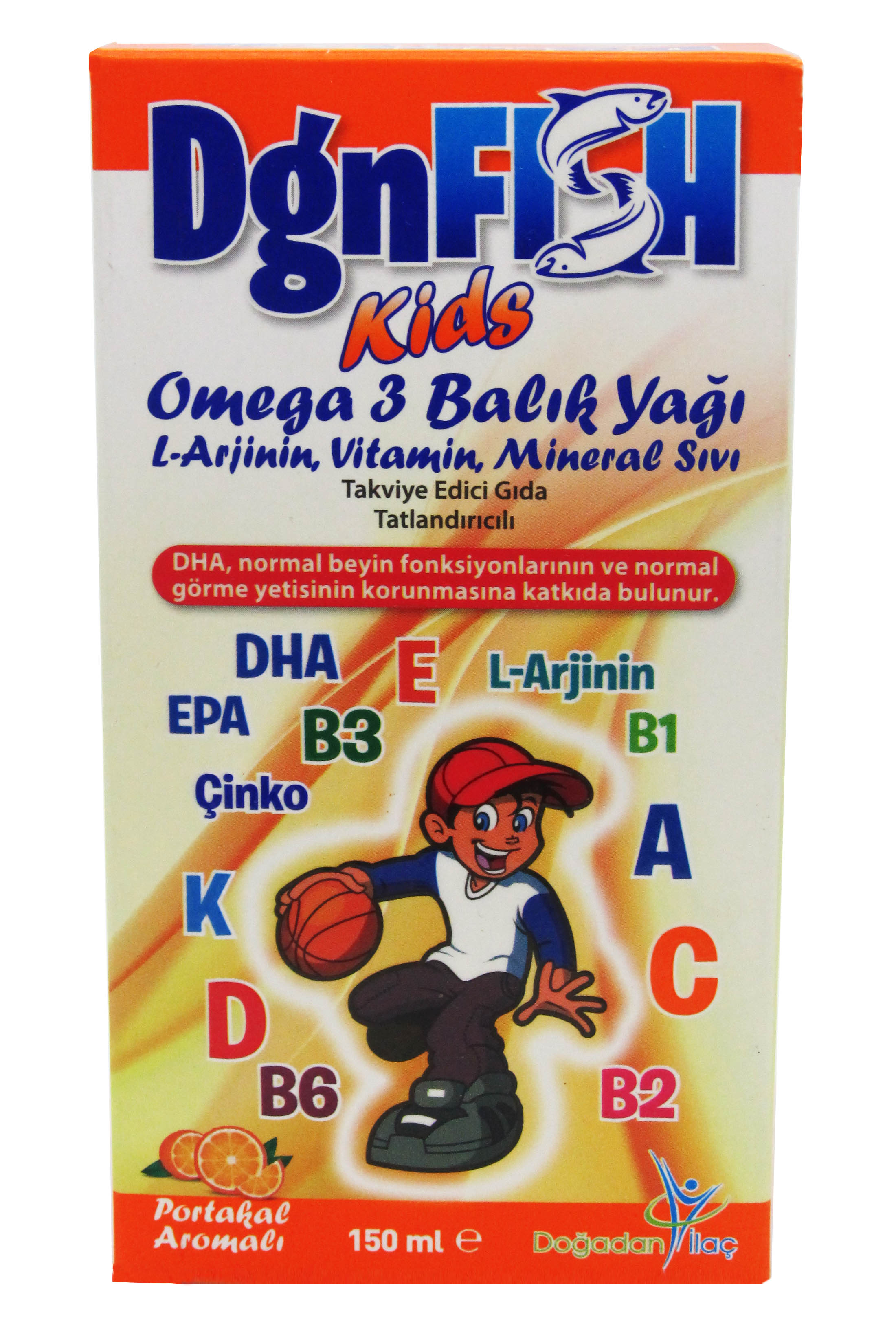 DGN Fish Kids Omega 3 Balık Yağı